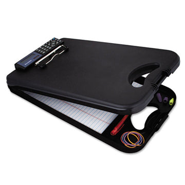 Saunders Deskmate Ii W-calculator, 0.5" Clip Capactity, 8.5 X 11 Sheets, Hi-vis Orange freeshipping - TVN Wholesale